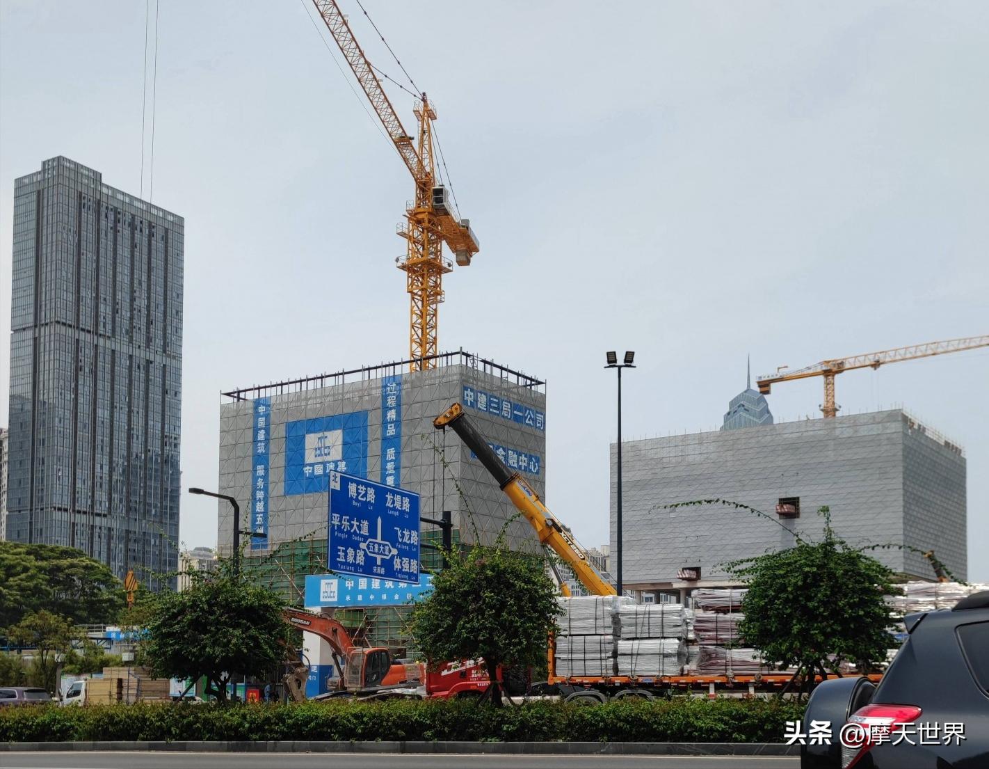 五象总部基地中银金融中心项目,南宁五象城建金融大厦项目