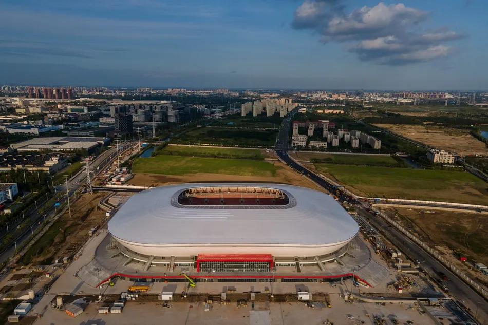 中国亚洲杯专业球场建设进度,2023中国亚洲杯球场进展