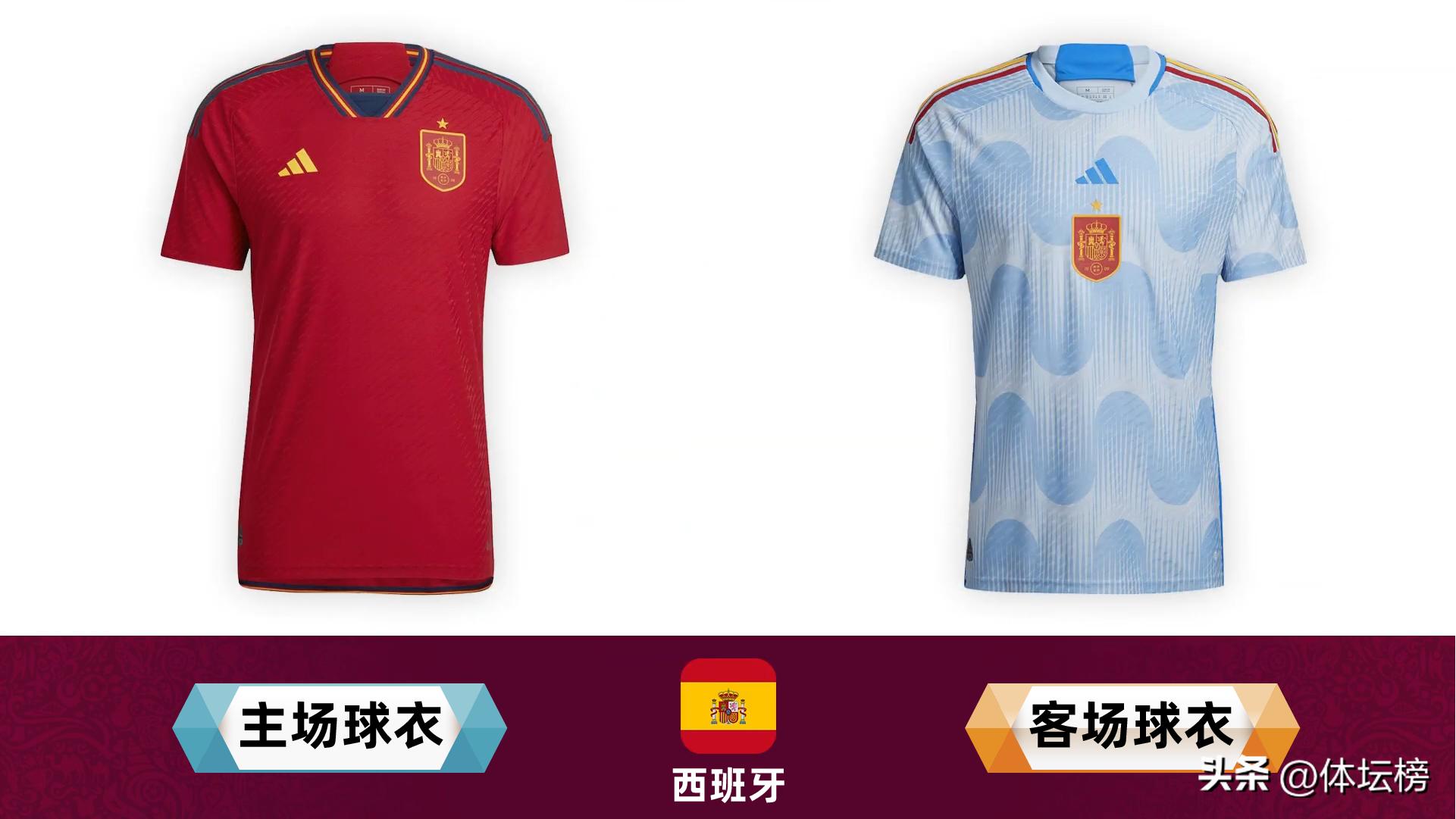 世界杯32强球衣,2018世界杯十大球衣排名