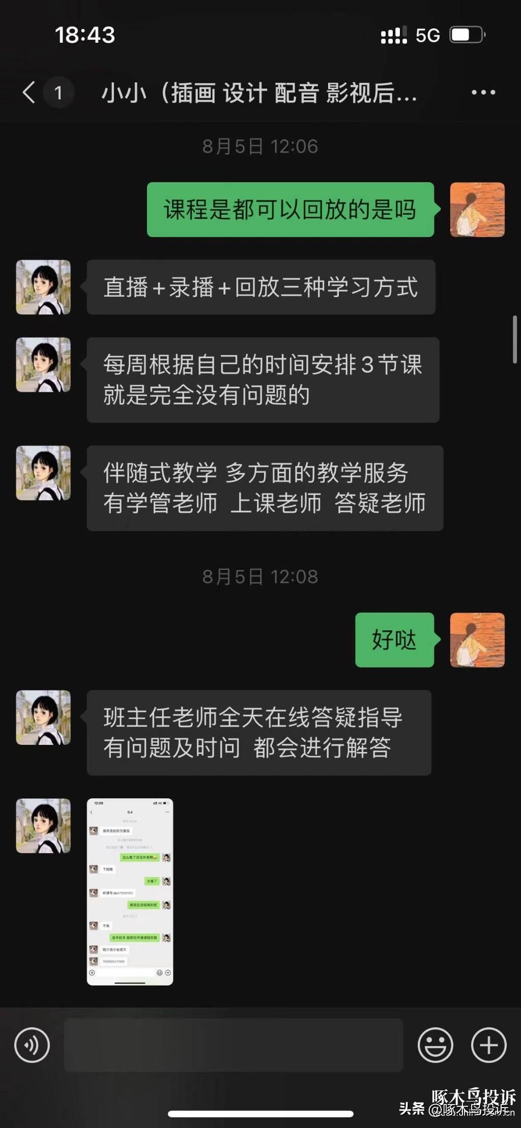 「啄木鸟投诉」大鹏教育虚假宣传承诺安排兼职，诱导分期消费报名插画课程