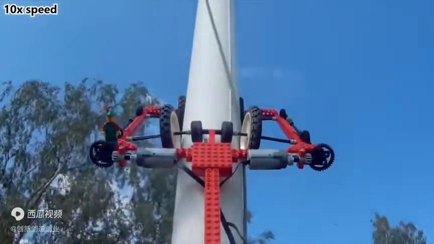 外国牛人用乐高做机器,外国牛人制作机器人视频