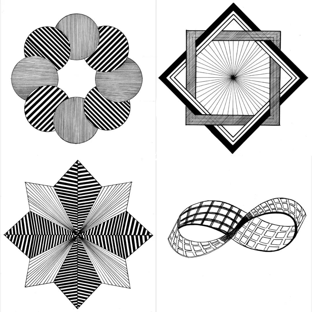 点线面的构成设计案例和分析,构成设计点线面基础案例