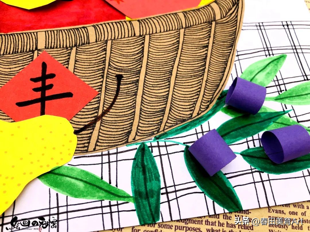 少儿美术课程中的技法,4-6岁少儿入门美术课程秋天