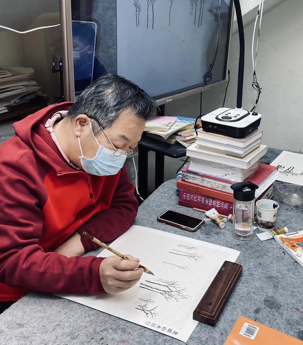 画家王建军山水画,王建军山水画写生作品