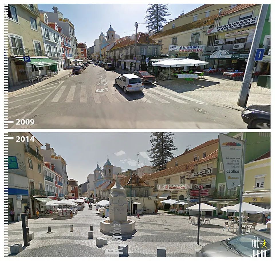 行走城市的魅力就是这么大！谷歌街景里50个公共空间改造前后对比