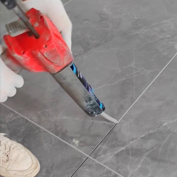 地砖美缝教程压胶,地砖美缝教程除灰尘