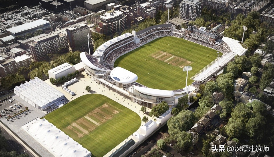 勋爵板球场ComptonEdrich看台，伦敦/WilkinsonEyreArchitects