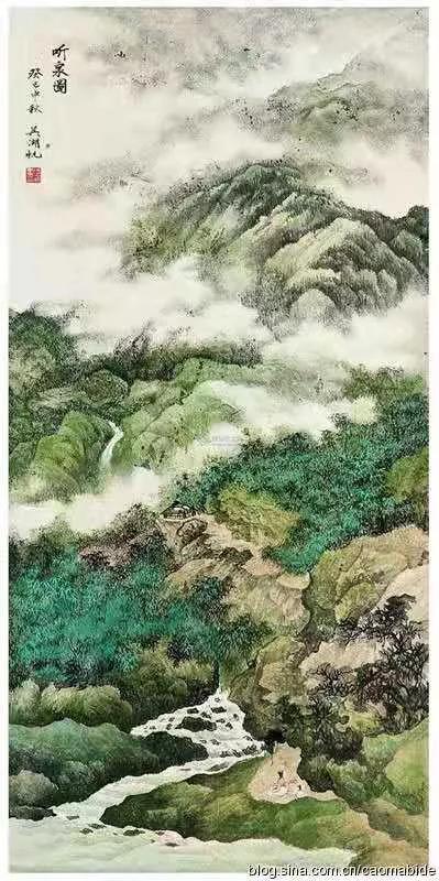 现代山水画名家竖幅作品欣赏,古代名家横幅山水画作品欣赏