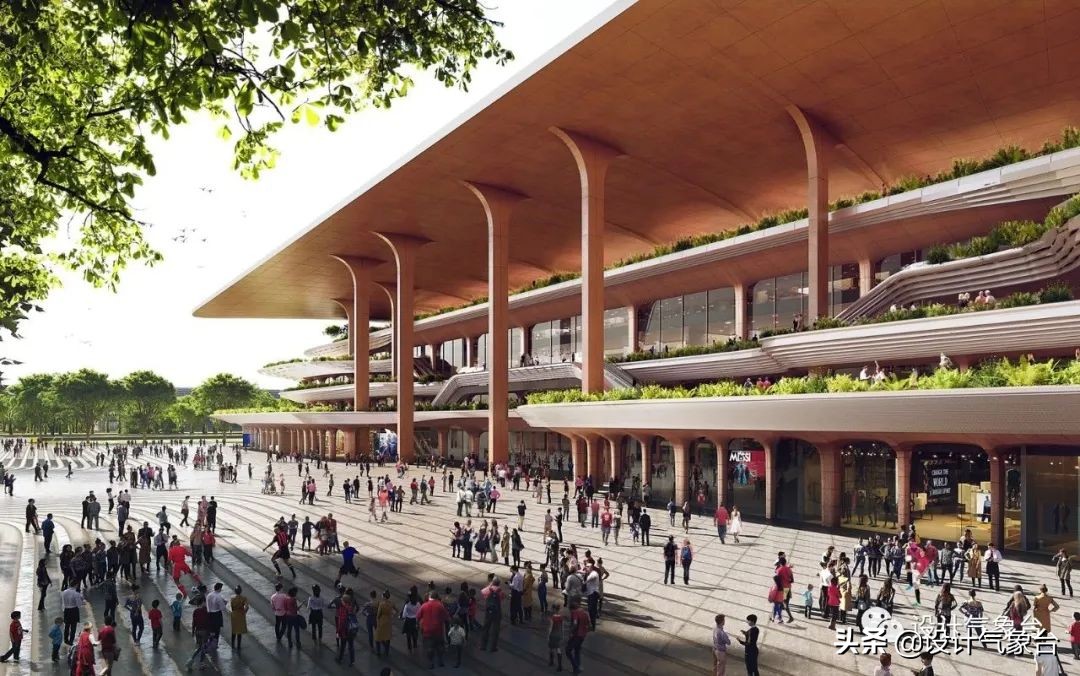 惜败扎哈事务所，但OMA的中国风方案留下一抹惊艳的色彩