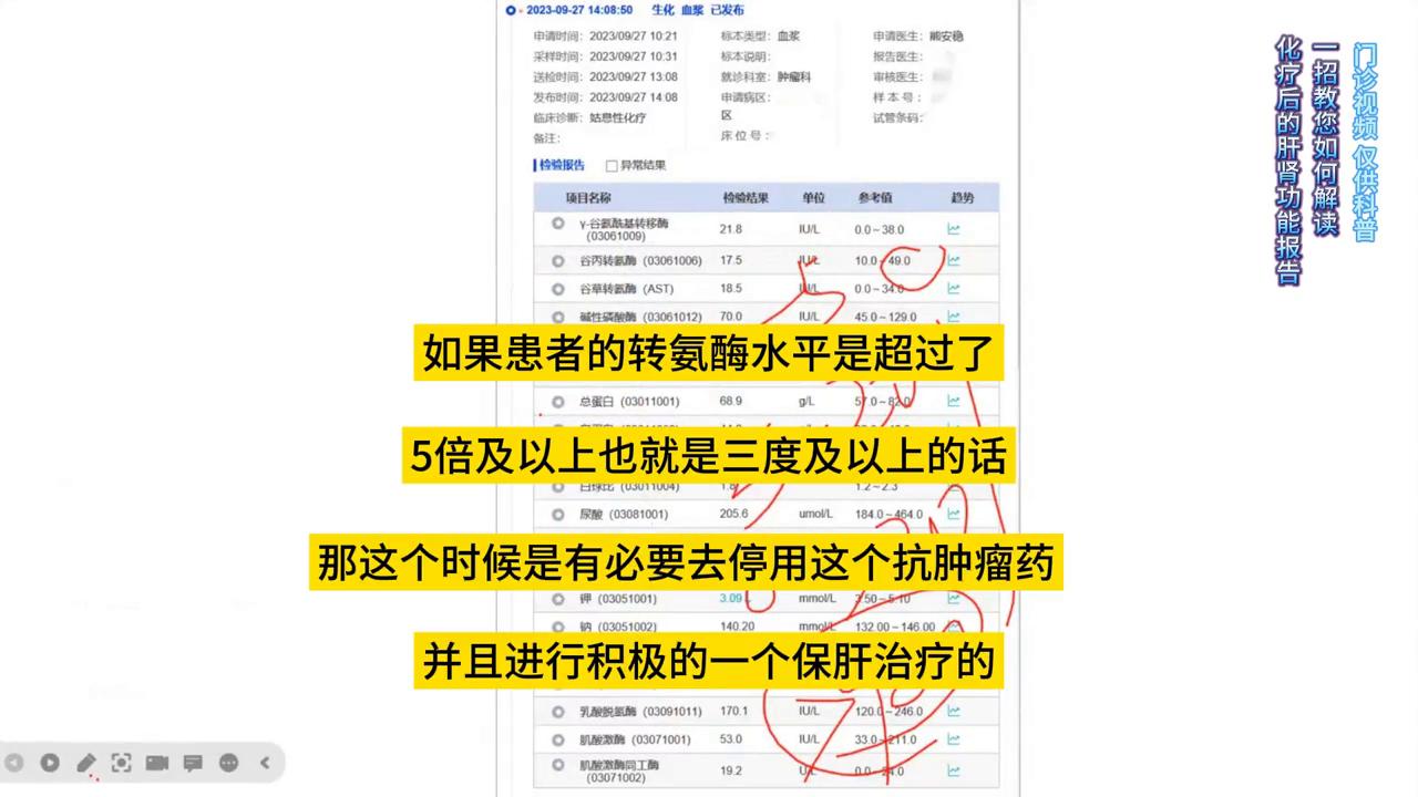 化疗后肝肾功能指标高怎么办,化疗引起的肝肾功能异常