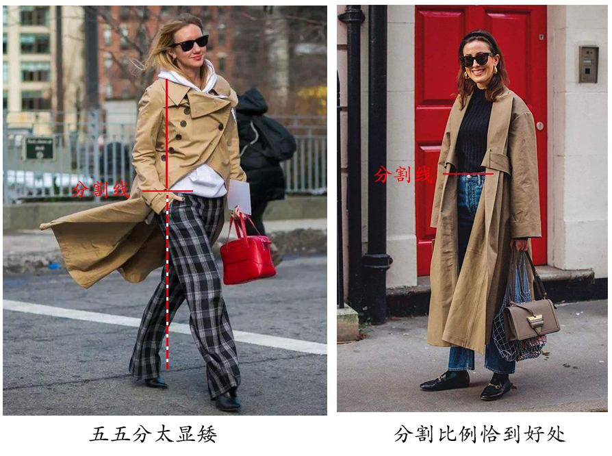 风衣阔腿裤真的很时髦,风衣面料的阔腿裤女款