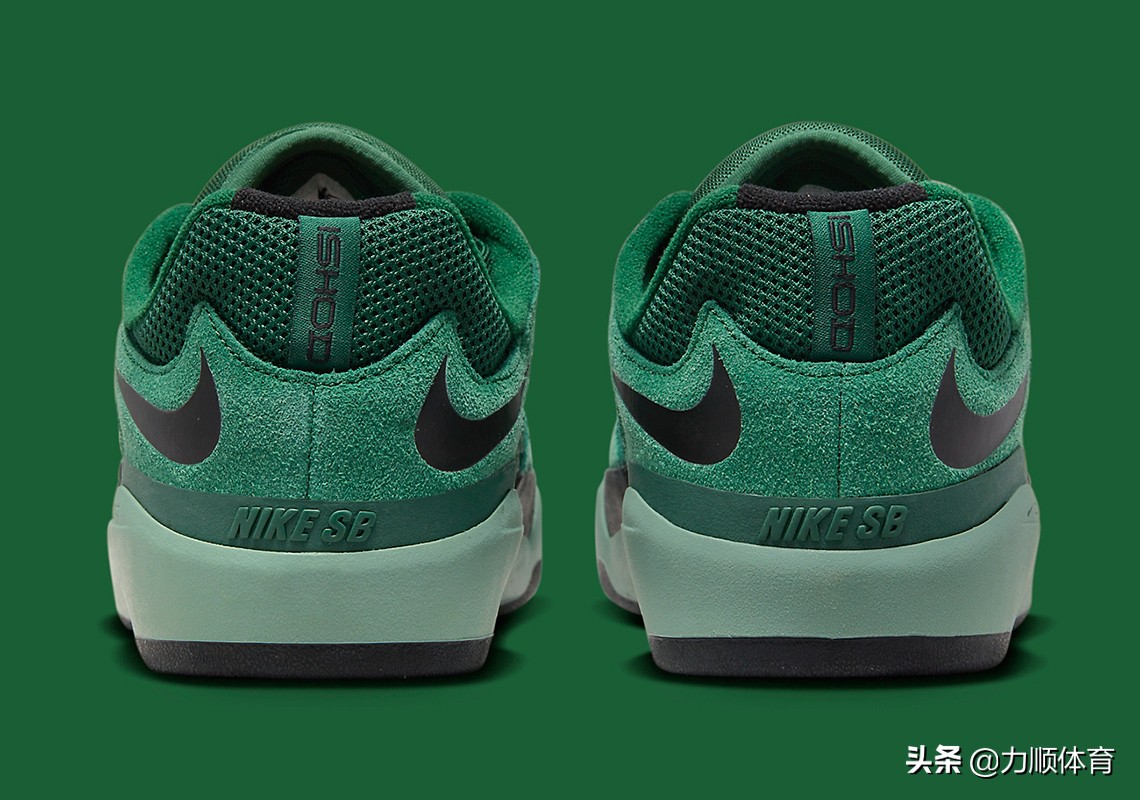 nikesb绿色系列,nike绿色麂皮仿草坪