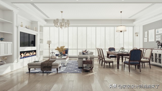 欧式风格天花吊顶造型效果图大全,吊顶欧式装修效果图