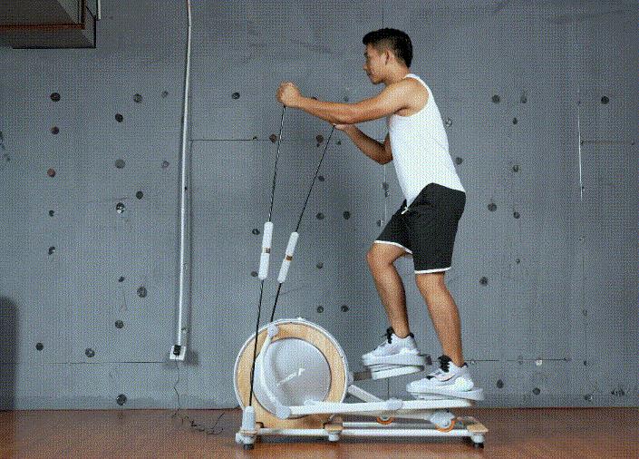 广西赵又廷告诉你：这种“前驱后翘”椭圆机，真是太刺激了