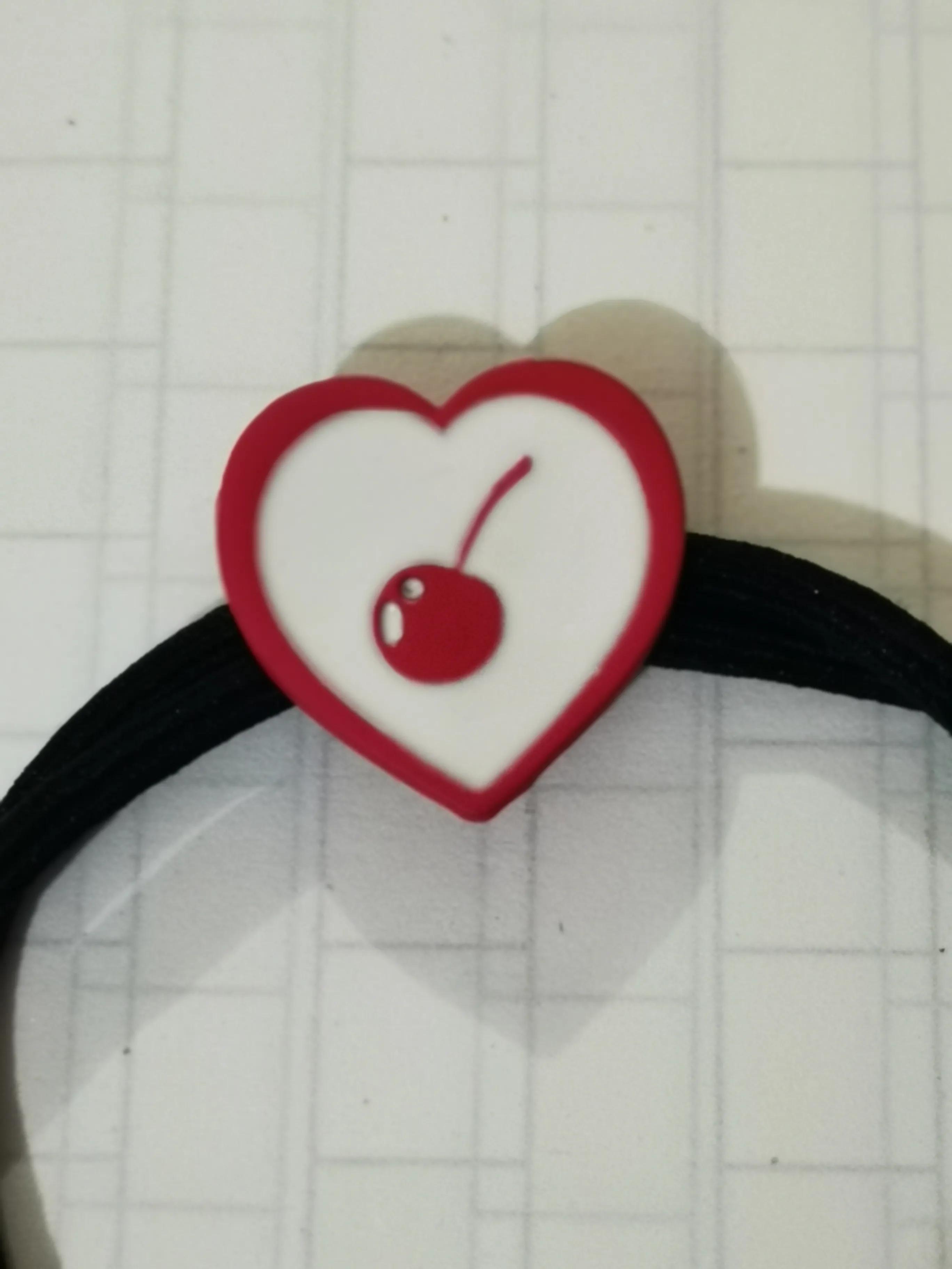 爱心桃橡皮筋,有各色爱心的橡皮筋