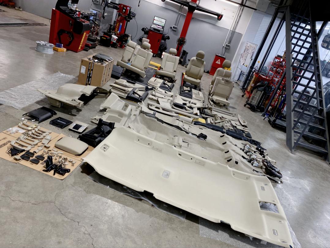 丰田霸道老车翻新升级好的出售,搞工地车翻新