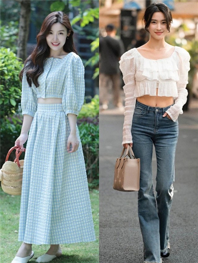 夏天上衣最流行的有哪些,女士夏季高档中袖上衣夏季连衣裙