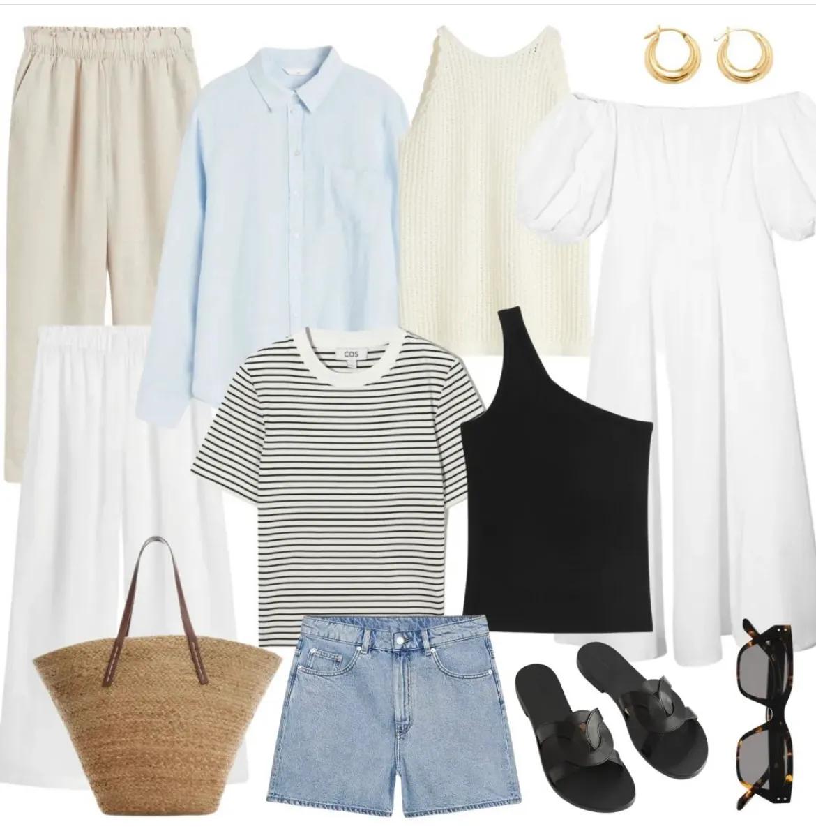 极简衣橱15天穿搭,夏季穿衣不纠结套装解决穿搭烦恼