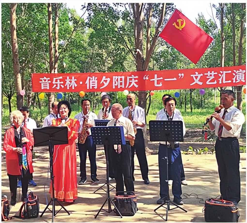 学特长、做公益、搞义演乘风湖畔“音乐林”有群文艺人