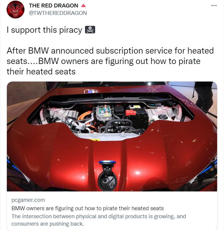 为了反击汽车里的内购，车主们开始研究破解版