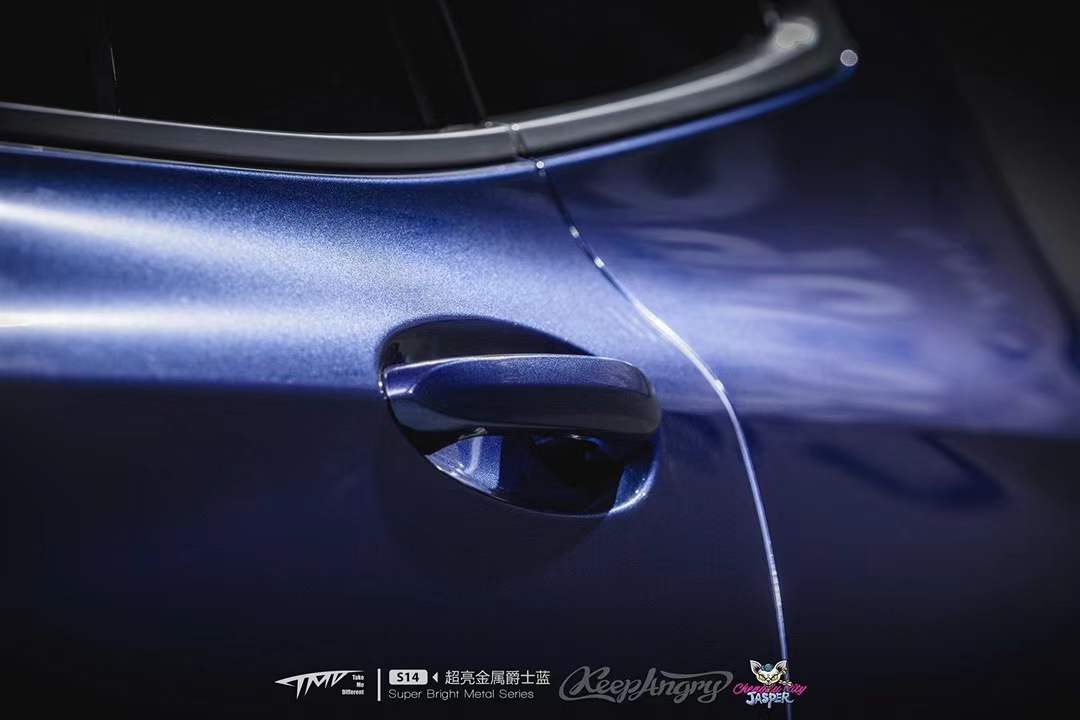 爵士蓝车膜,爵士蓝汽车改色膜