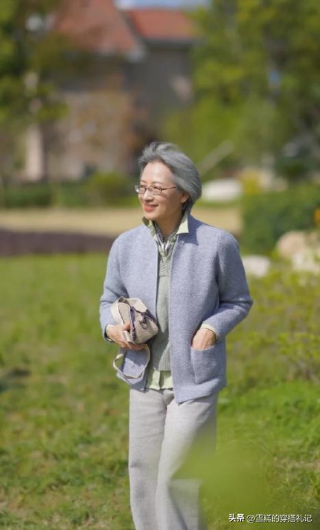 被上海奶奶的穿搭惊艳到了,被时尚老奶奶惊艳