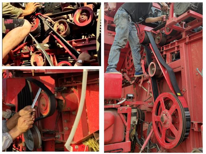 三角皮带如何装正,三角皮带如何安装调试及校正