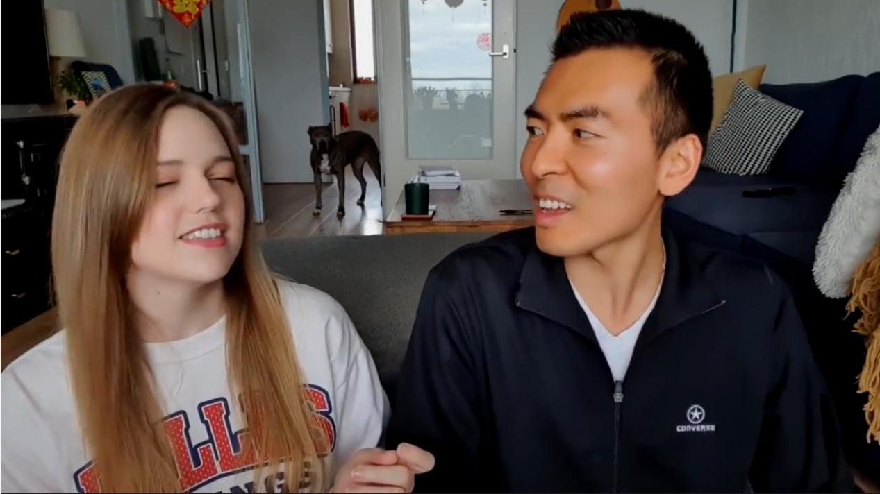 外国小姐姐爱上中国人,喜欢中国的美国小姐姐