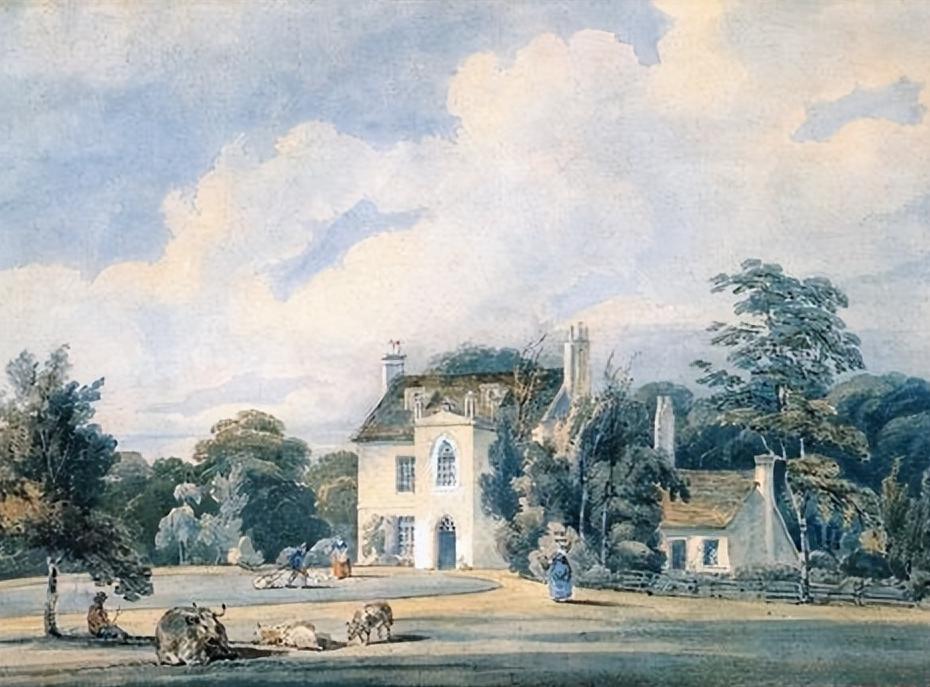 英国著名水彩画家作品图片,18世纪英国水彩风景大师作品