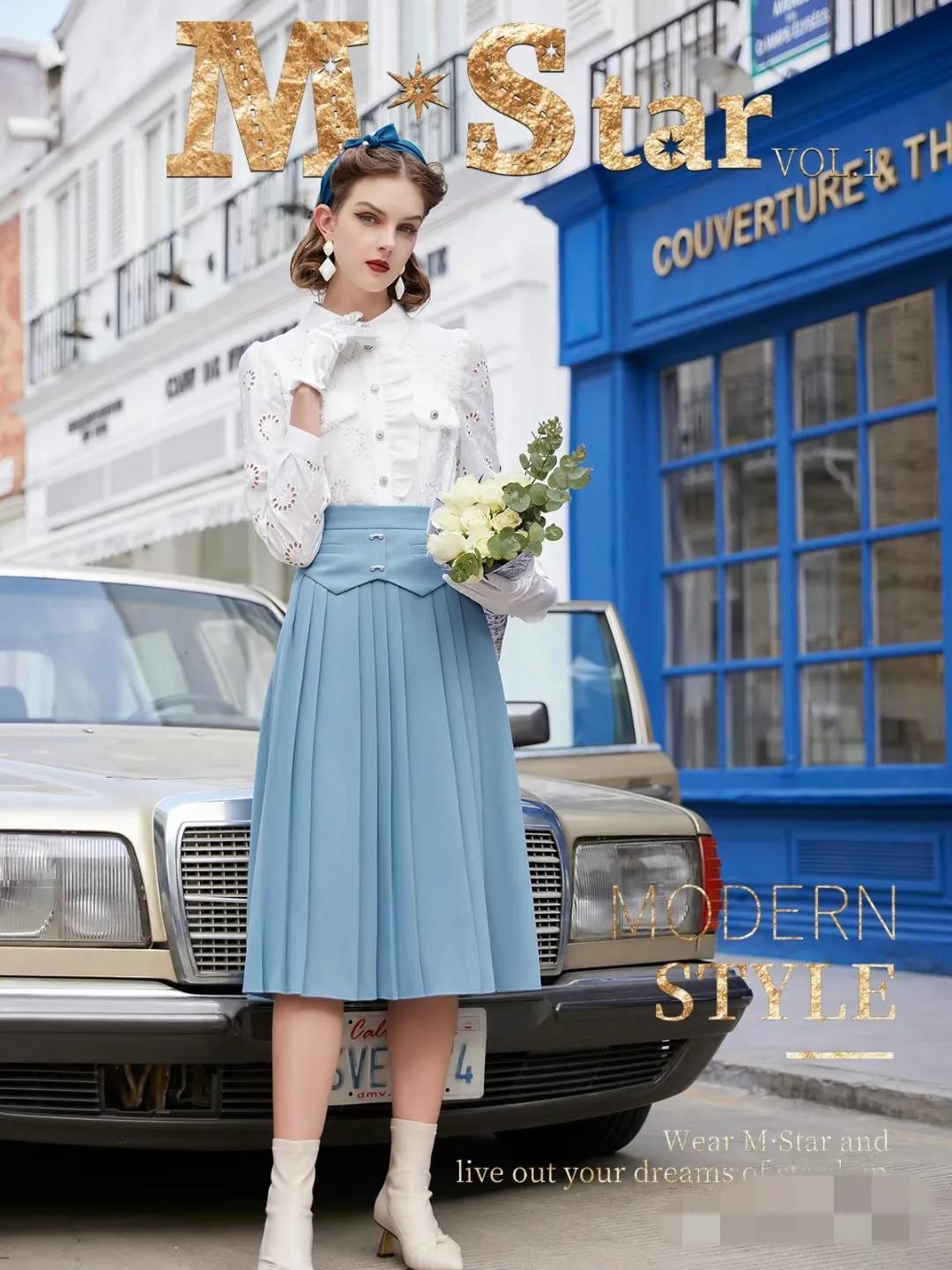 衬衫半裙如何搭配优雅时髦,穿白衬衣配半裙优雅大气又温柔