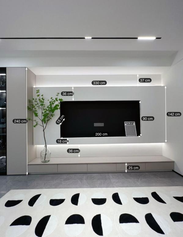 最简单的电视柜款式效果图,什么样的电视柜茶几样式最好看