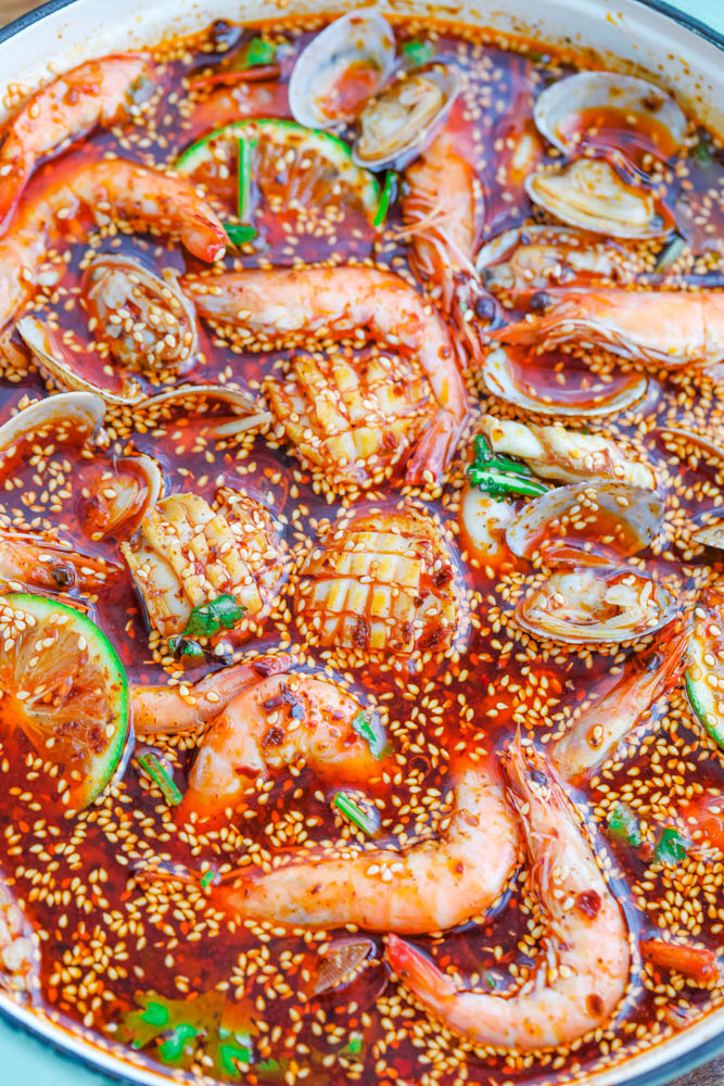 钵钵鸡的正宗做法全过程川味,海鲜钵钵鸡做法自制在家