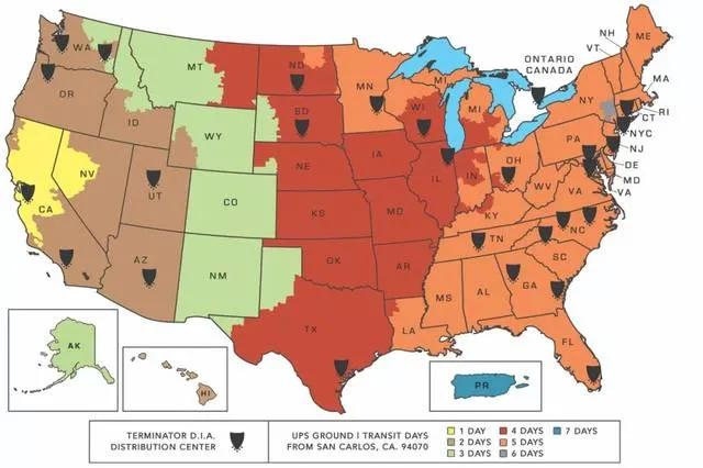 为什么美国物流这么慢,美国物流为什么集中程度高