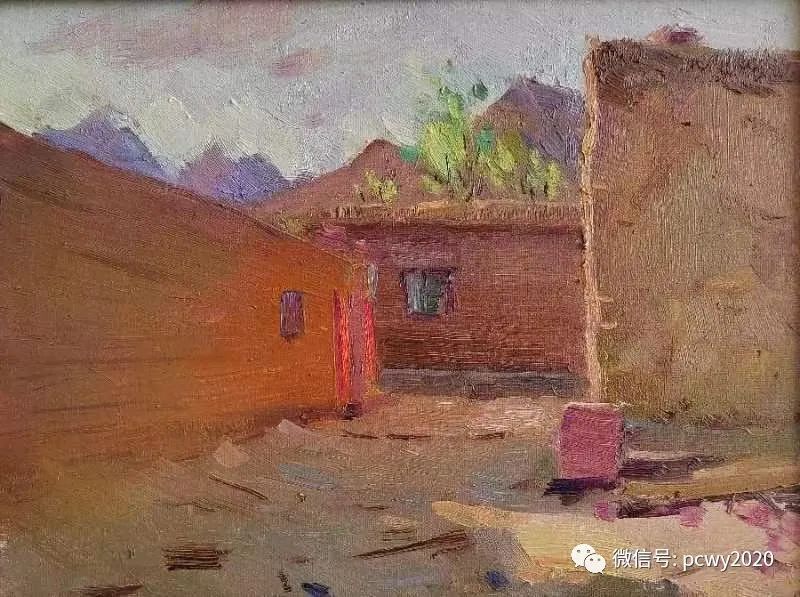 平川野麻滩岩画,东北专门画野草的画家