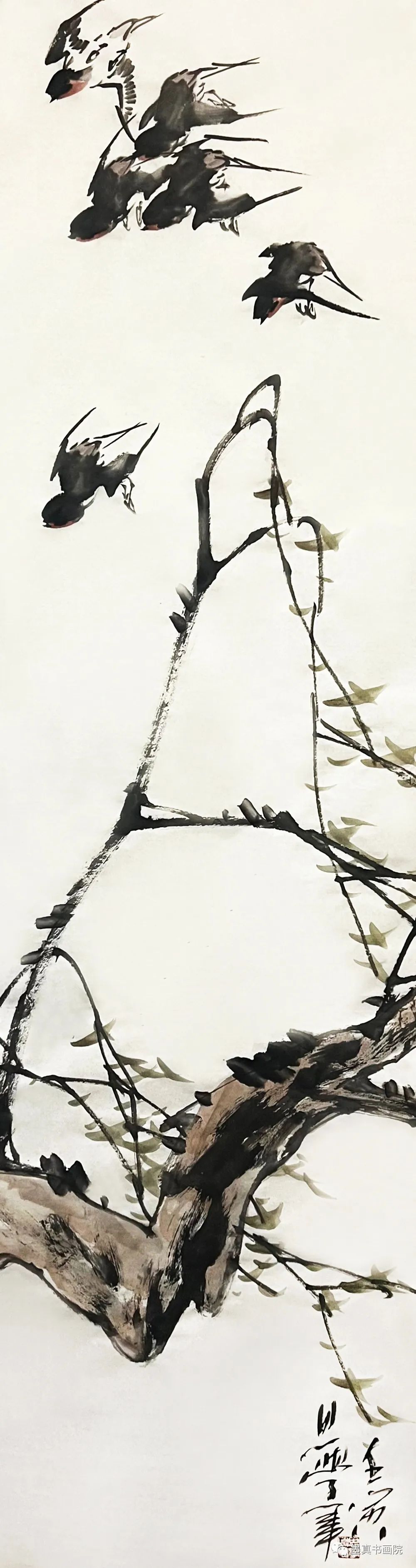 齐思学花鸟画作品图片,水墨一品当代书画名家精品展