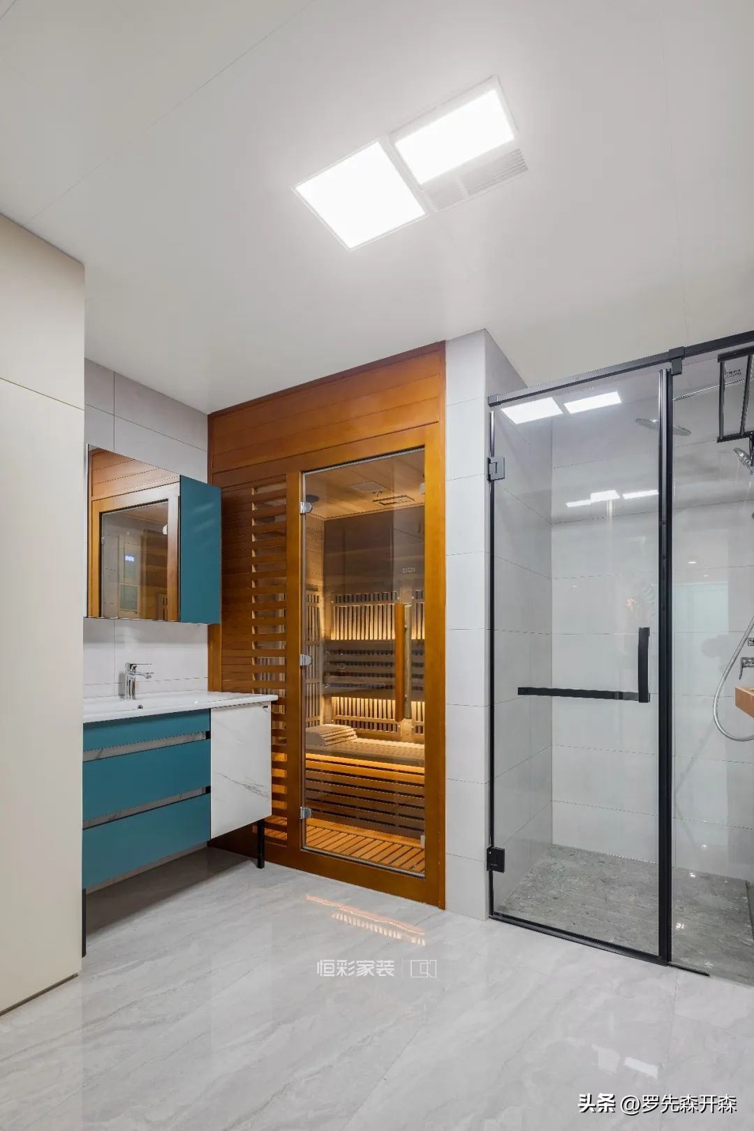 太好住了！汗蒸房、拳击馆统统搬回家，262㎡排屋法式轻奢混搭