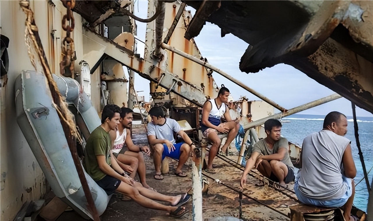 赖在仁爱礁的菲律宾军舰现状,赖在仁爱礁的菲律宾军舰过得如何