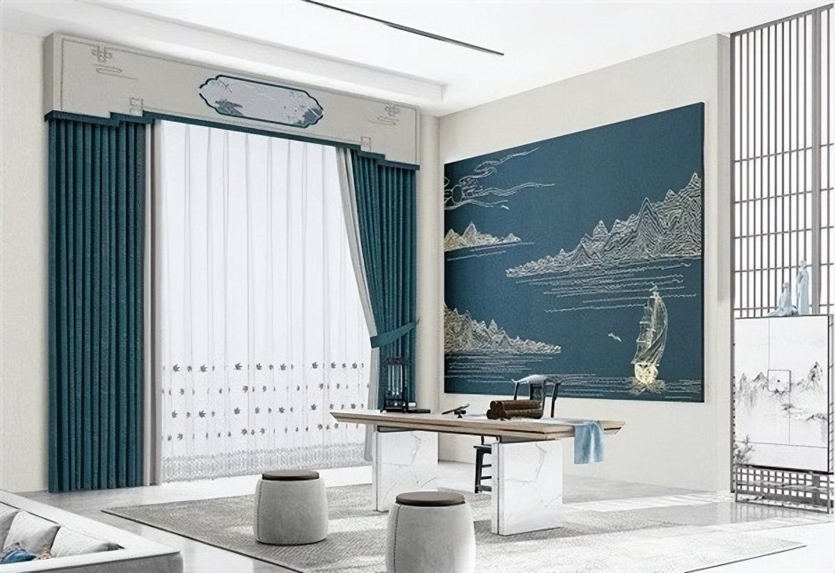 罗绮窗帘新中式风格,罗绮窗帘和寐莎窗帘哪个比较好