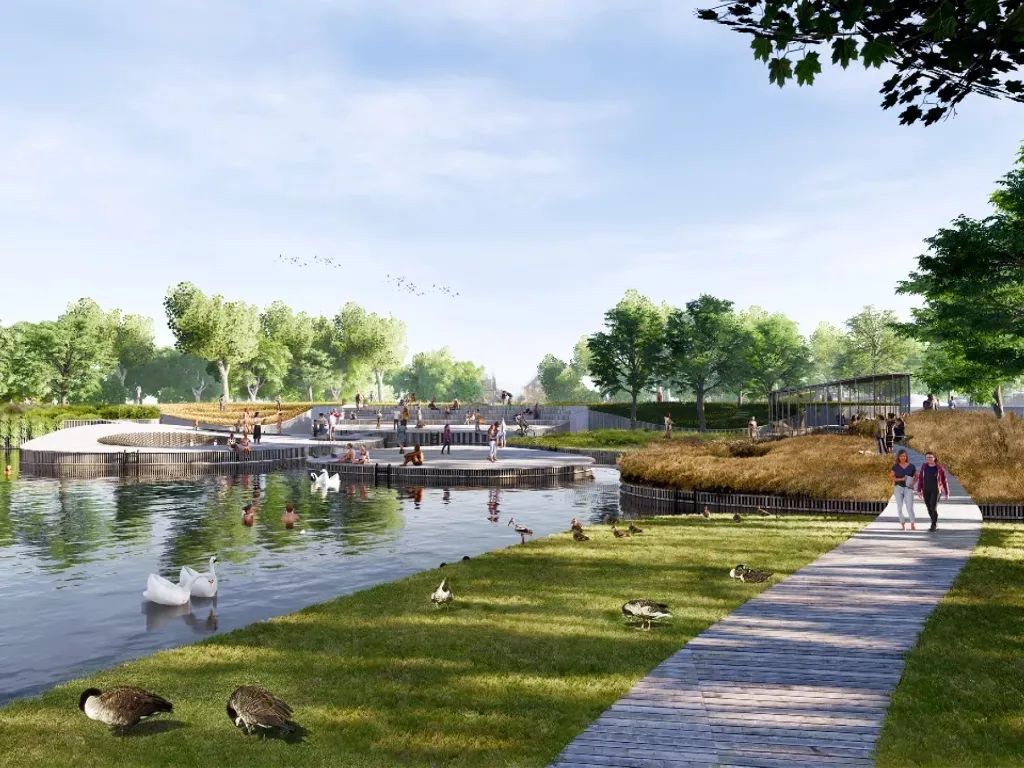 元亩塘公园景观设计,高端公园绿化景观设计