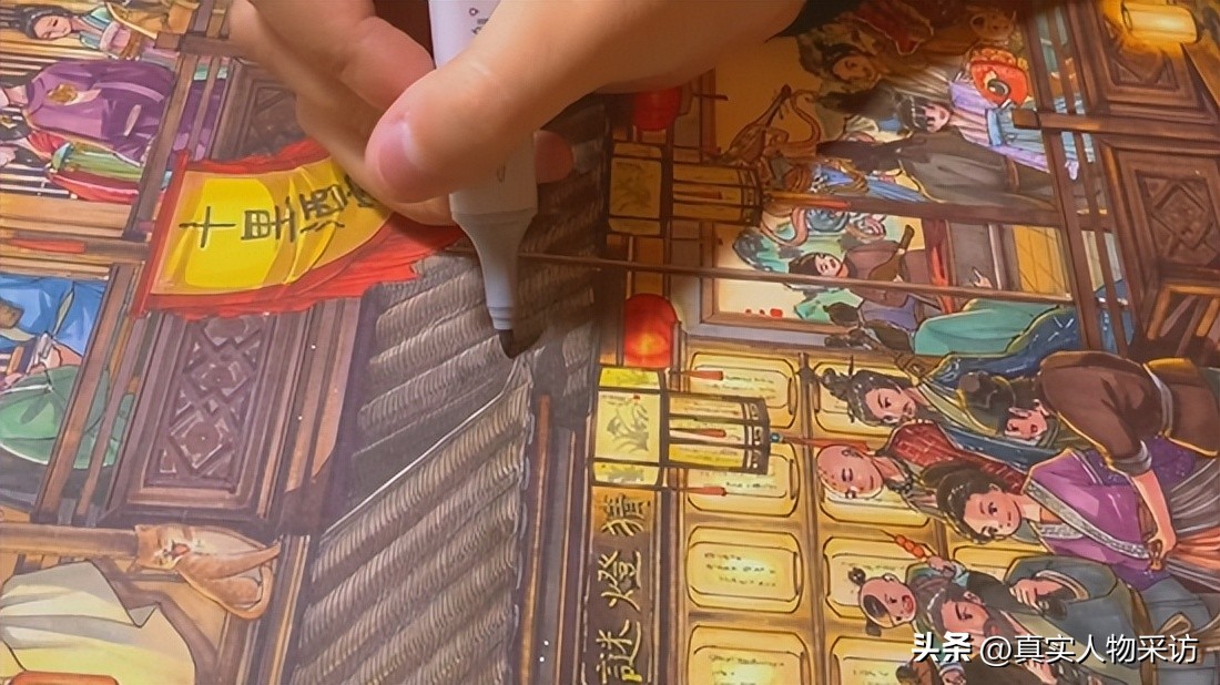 90后江西妹子，跟老公用仨月，绘出9.4米唐代长卷：我真舍不得卖