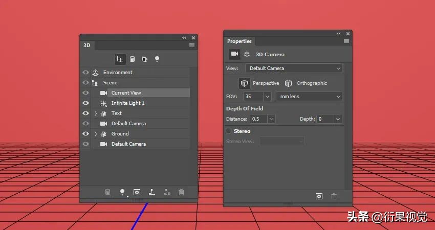 ps怎么做立体空心圆柱效果,ps文字贴合在圆柱上面