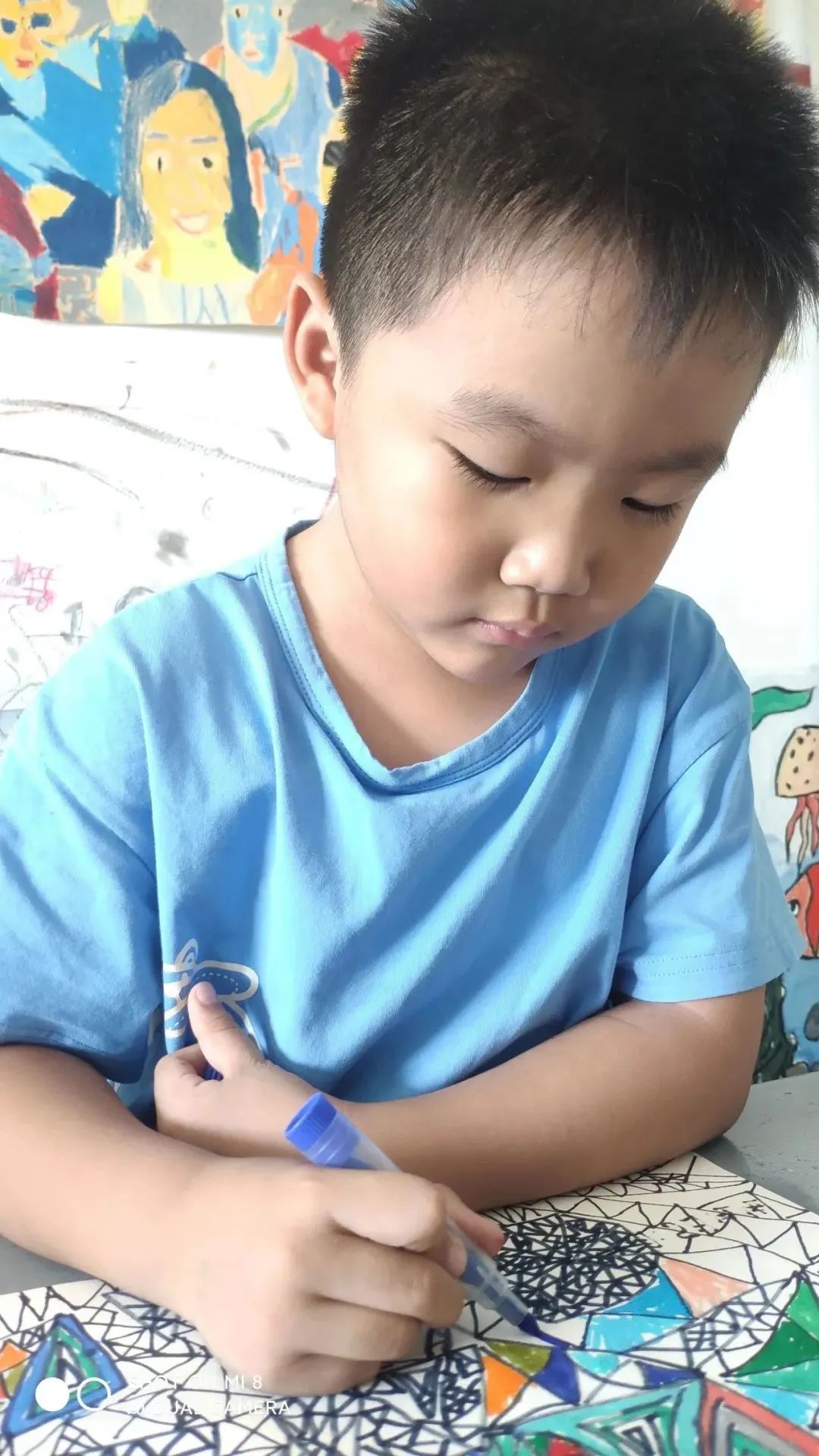 小画家大艺术作品,六一小画家作品展