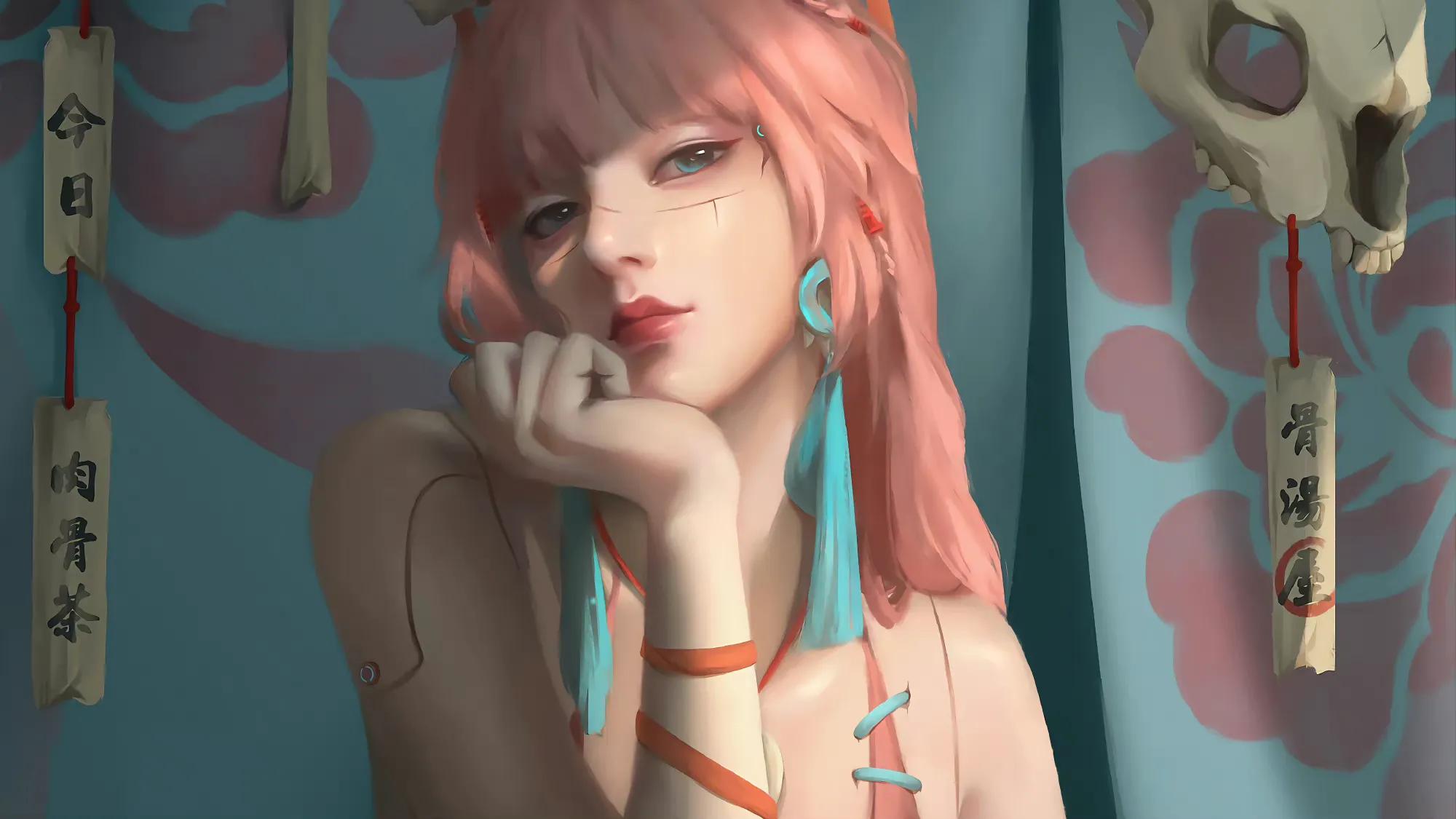 闺蜜壁纸动漫一人一张可爱,美女壁纸高清全屏动漫可爱