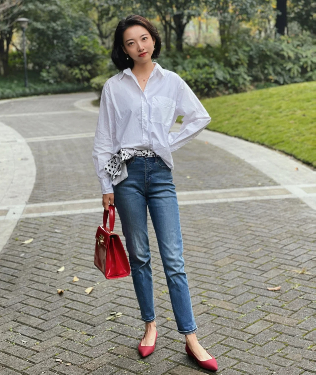 浅口鞋搭配裙子图片,浅口鞋裙子