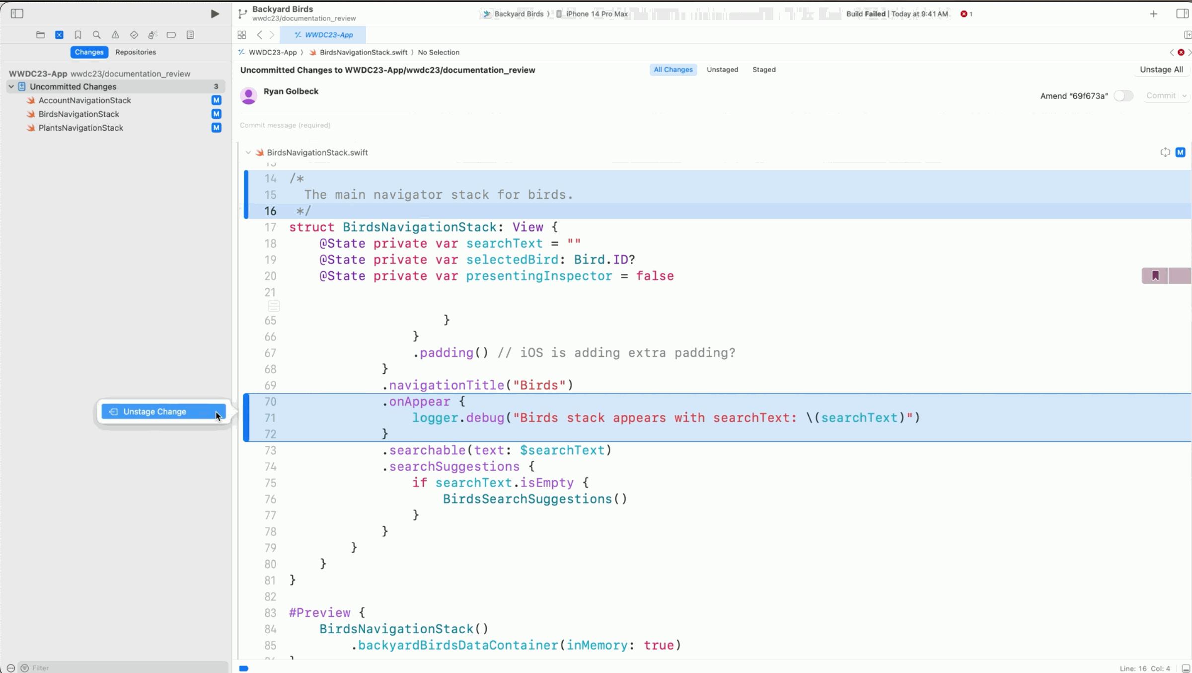 WWDC2023Session系列：探索XCode15新特性