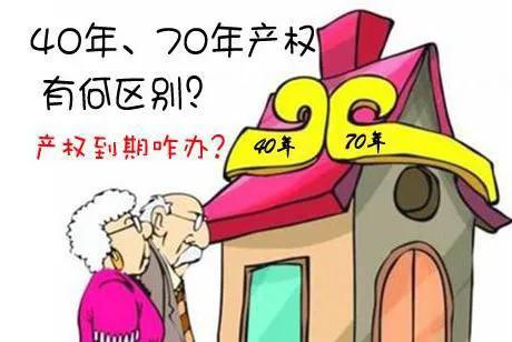 房屋产权40跟70的区别宁夏,房屋产权405070年有什么区别