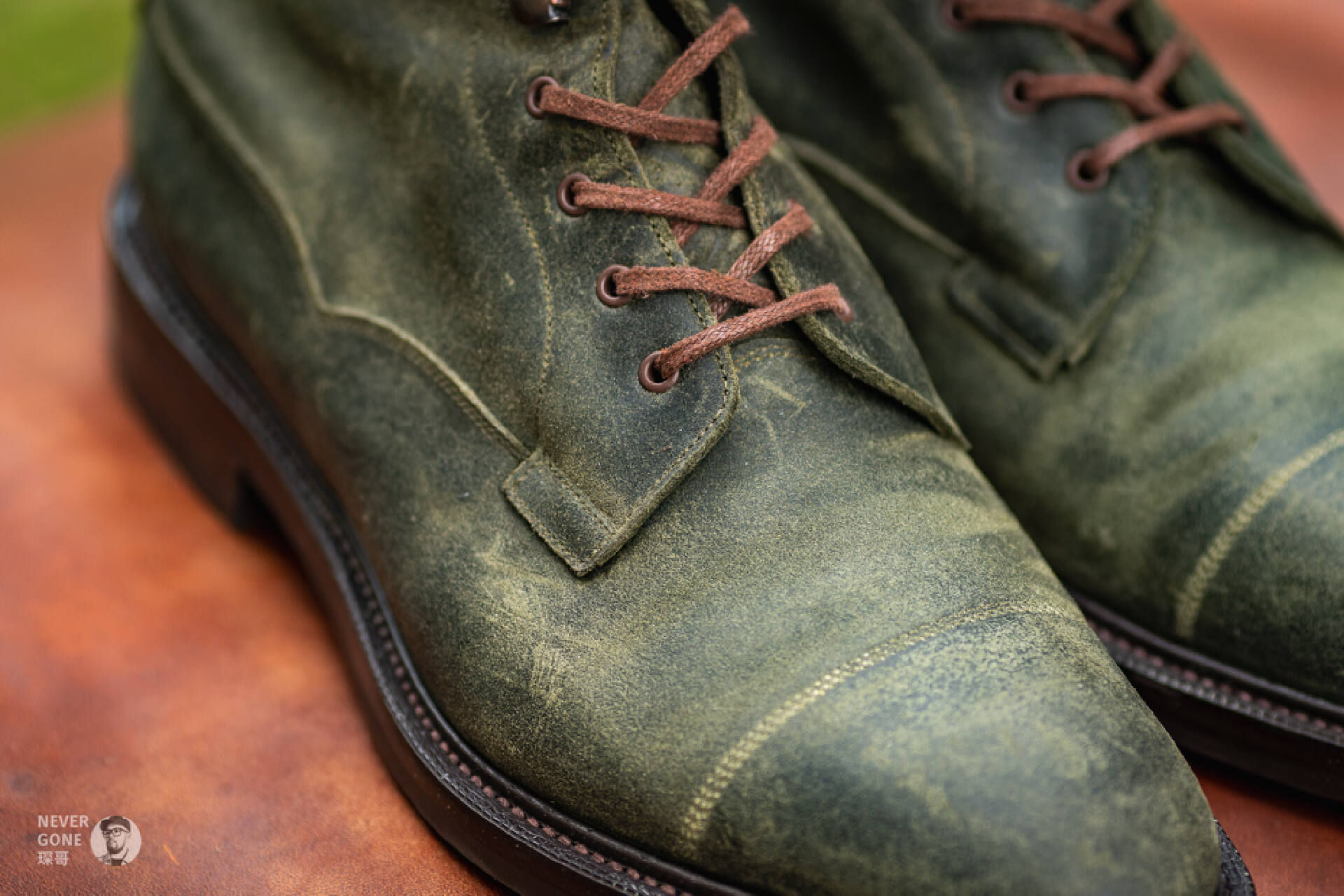 成功集邮EdwardGreen咔叽村靴：蜡翻毛Galway