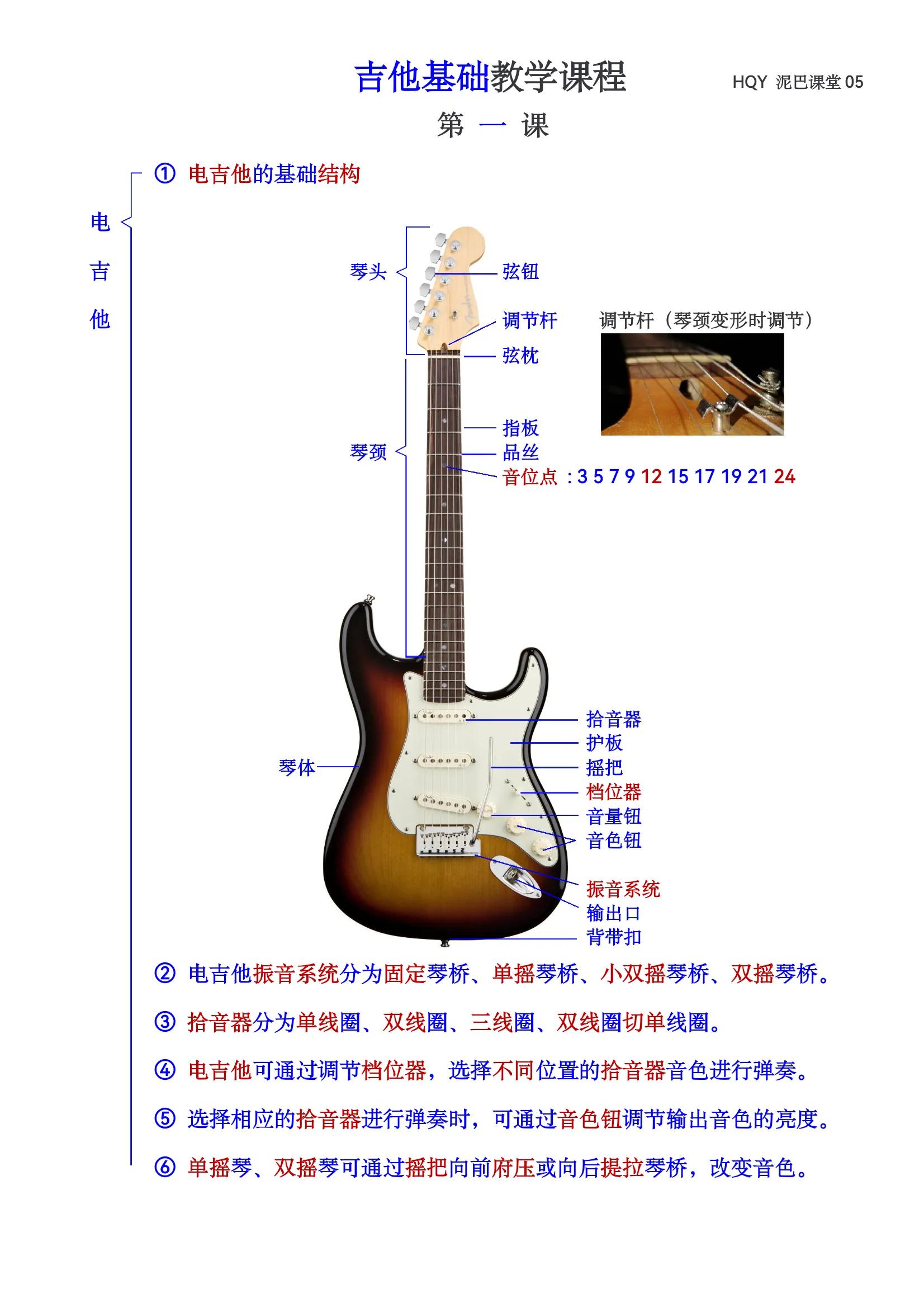学习吉他基本入门视频教程,吉他零基础学吉他入门教程