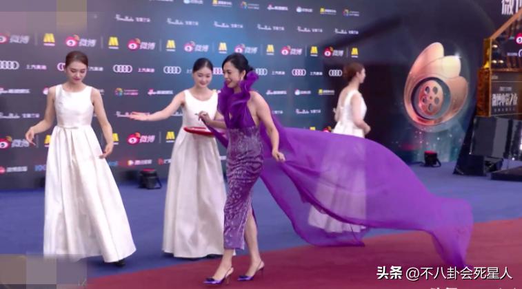 姚晨红毯造型翻车盘点,姚晨红毯奇葩