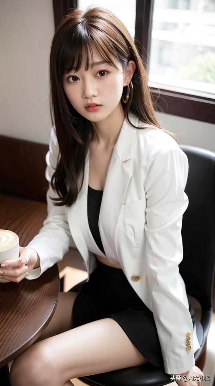 夏季壁纸高清美少女,职业装女性壁纸高清大图